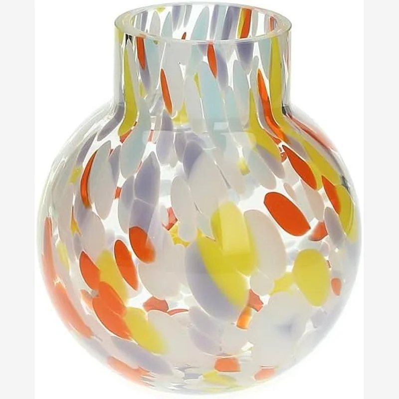 Vaso sfera vetro Rainbow