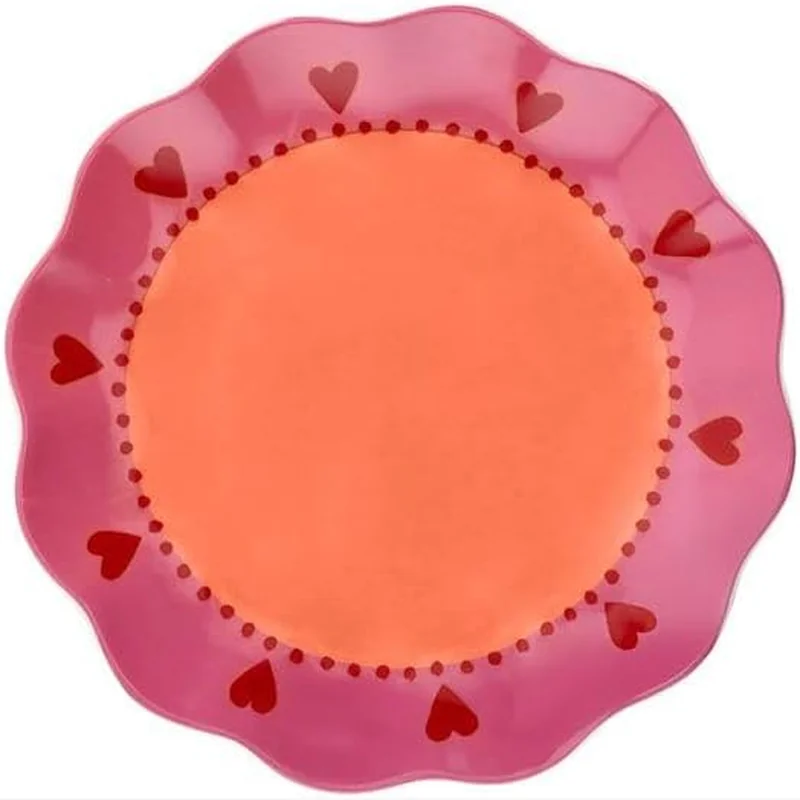 Piatto dessert Madame cuori